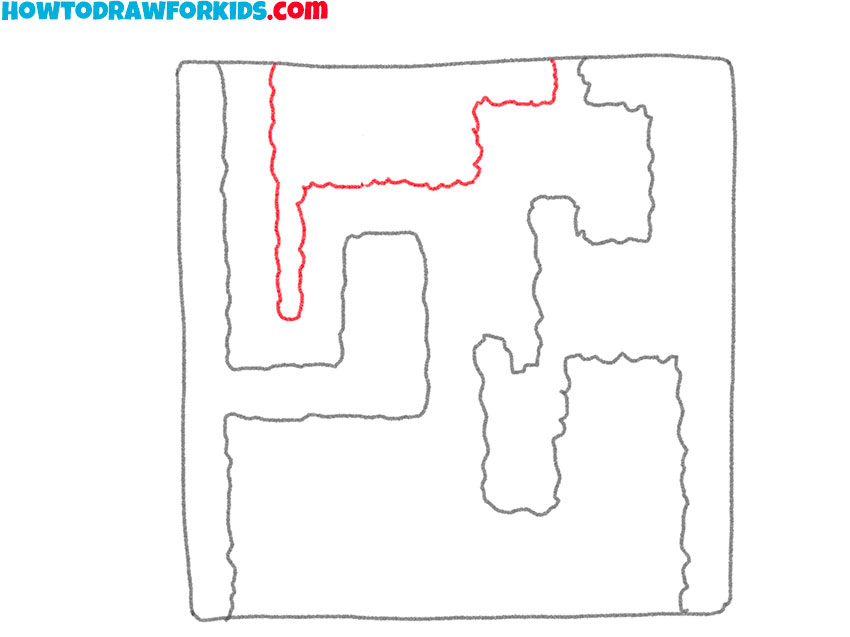 maze drawing tutorial
