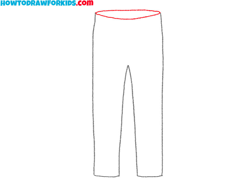 pants drawing guide