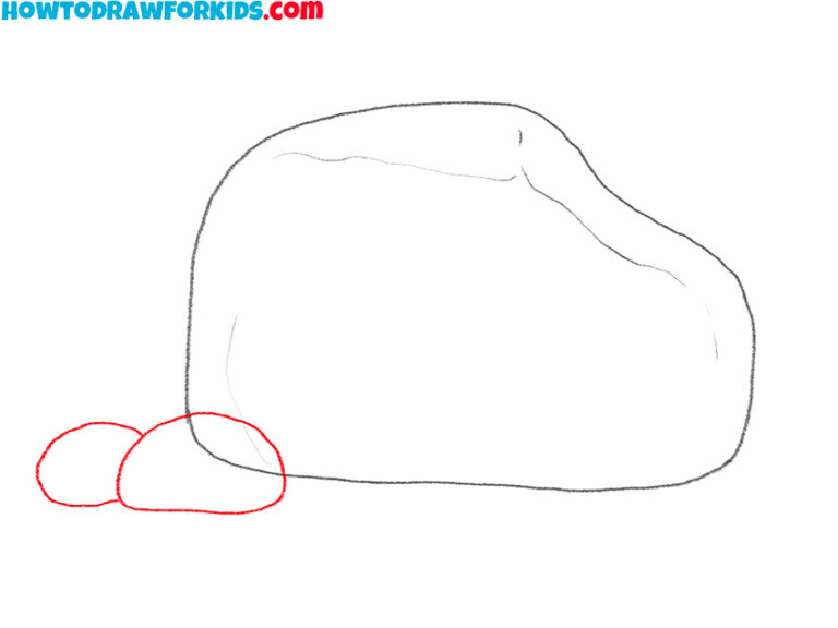 How to Draw a Rock - Easy Drawing Tutorial For Kids