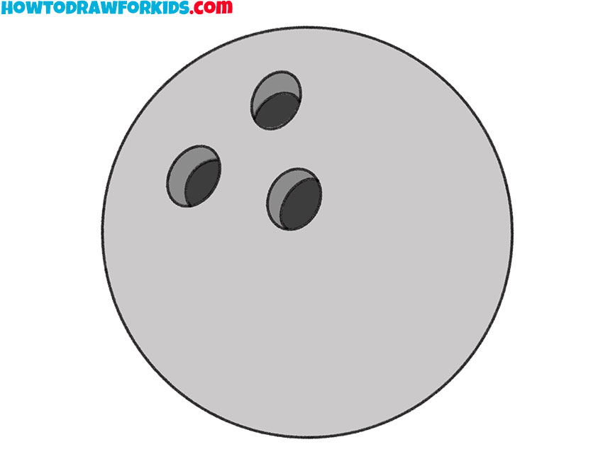 How to Draw a Bowling Ball Easy Drawing Tutorial For Kids