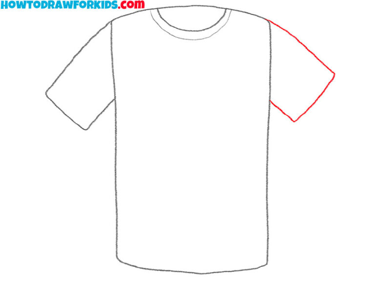 How to Draw a Tshirt Easy Drawing Tutorial For Kids