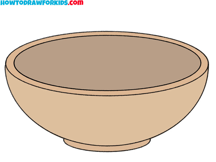 round circle bowl Kitchenware isolated doodle hand drawn sketch with  outline style 10635861 Vector Art at Vecteezy