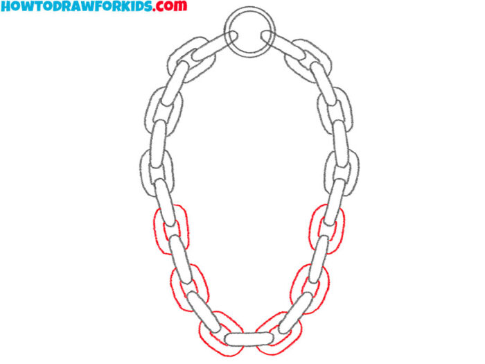 How to Draw a Chain Easy Drawing Tutorial For Kids