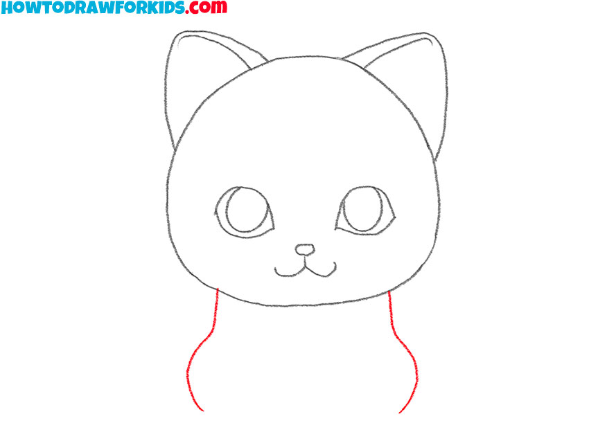 how to draw a baby kitty
