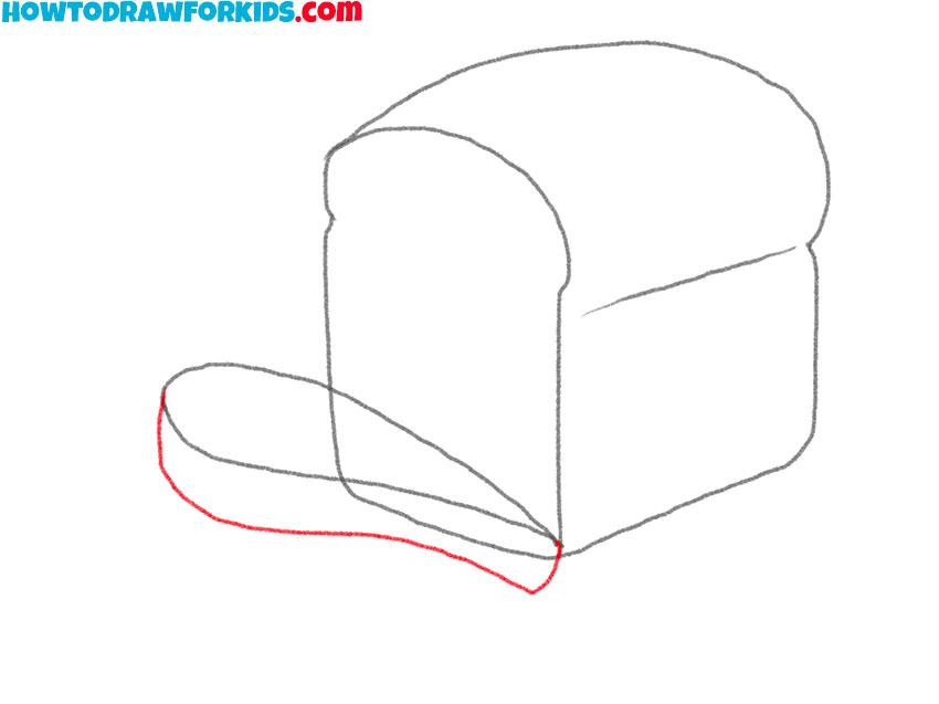 how to draw bread for beginners