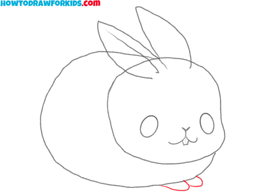 how to draw a cartoon cute bunny