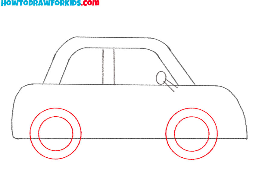 how to draw a cartoon police car