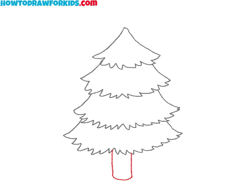 how to draw a christmas tree art hub easy