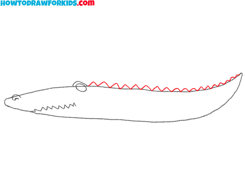 how to draw a cute crocodile