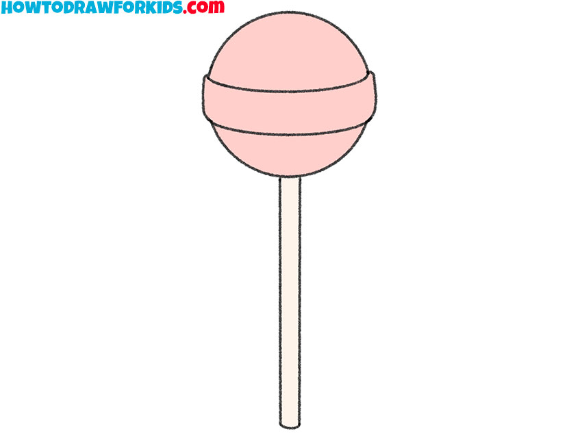 how to draw a cute lollipop