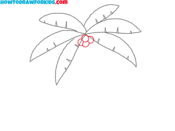 How to Draw an Easy Palm Tree - Easy Drawing Tutorial For Kids