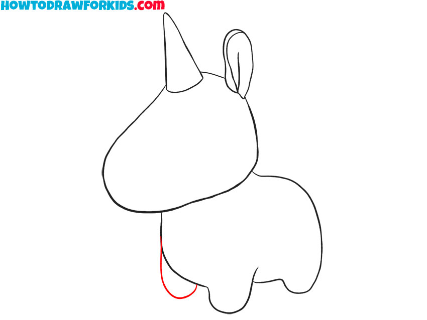 how to draw a unicorn cartoon
