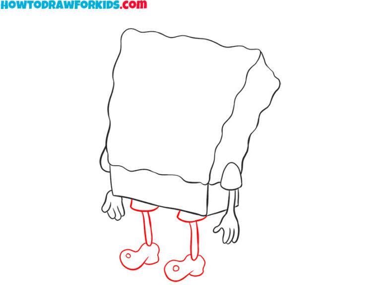 How to Draw SpongeBob - Easy Drawing Tutorial For Kids