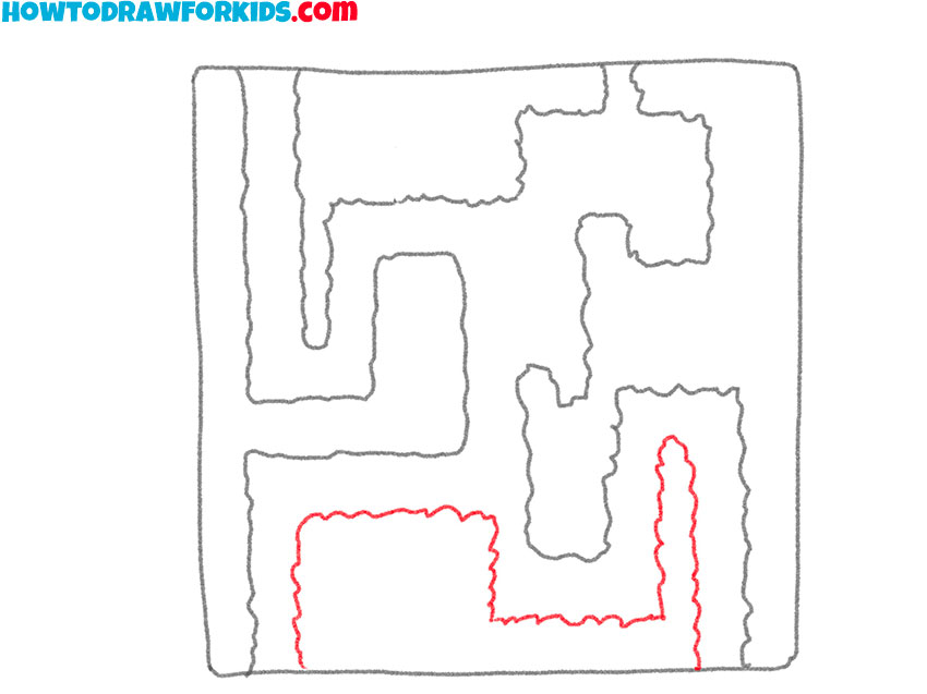 maze drawing guide