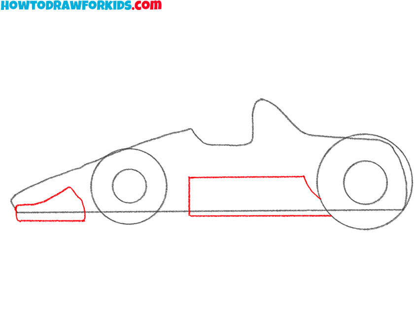 racing car drawing lesson