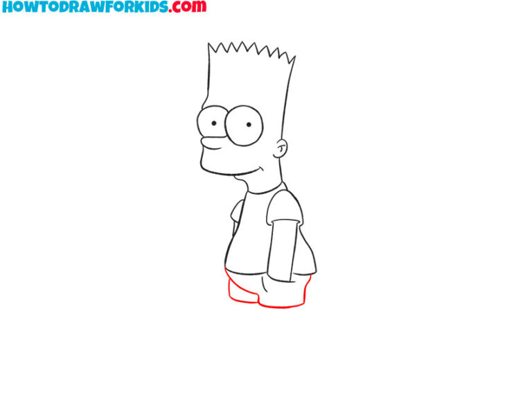 How to Draw Bart Simpson - Easy Drawing Tutorial For Kids