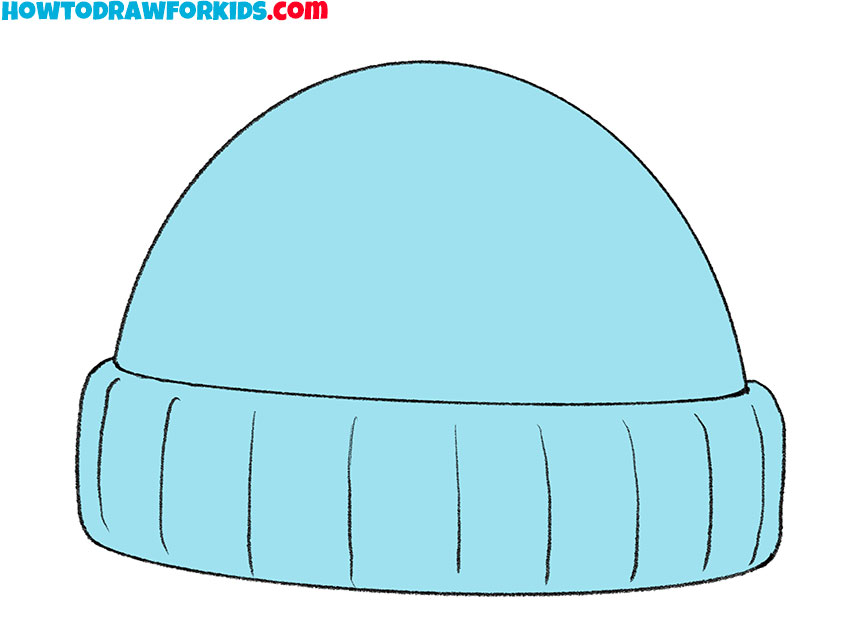 How To Draw A Beanie Easy Drawing Tutorial For Kids