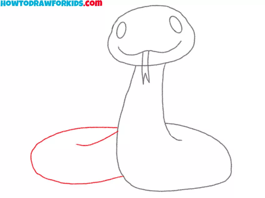 Snake drawing