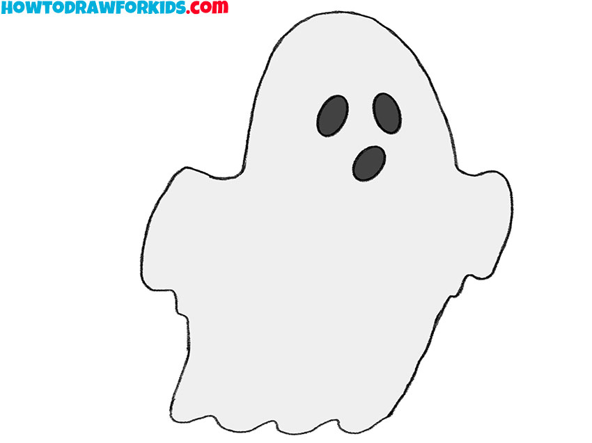 ghost drawing tutorial