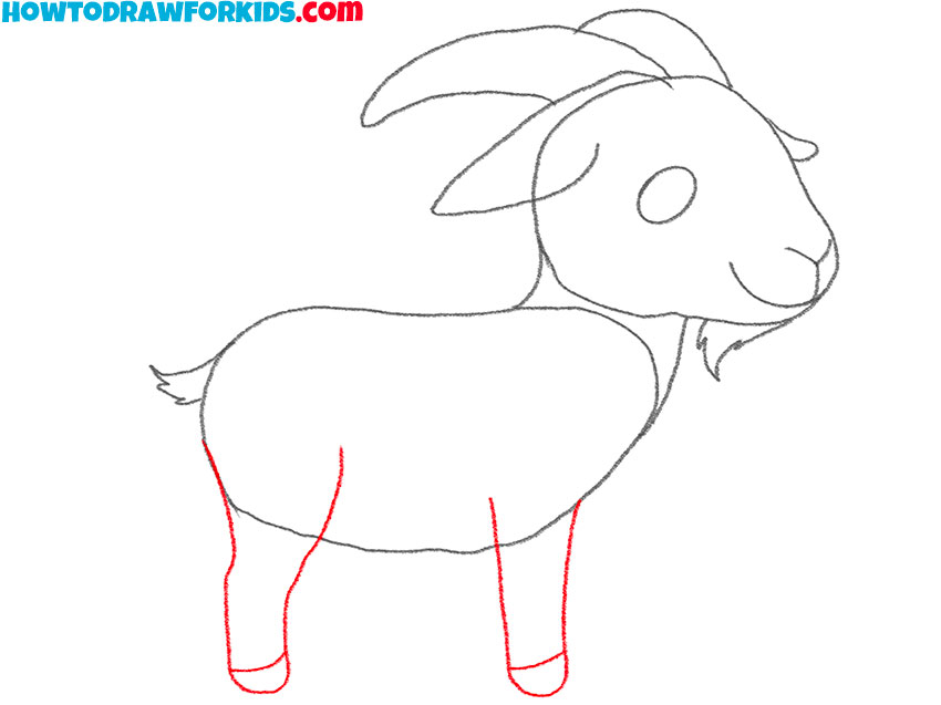 goat drawing tutorial
