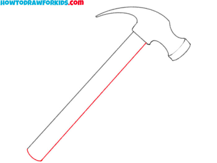 How to Draw a Hammer Easy Drawing Tutorial For Kids