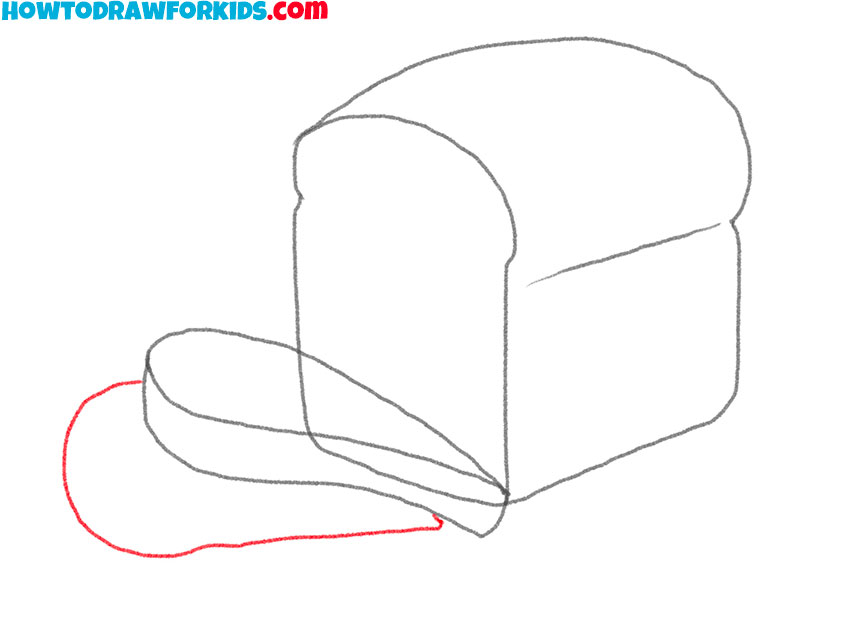how to draw bread for kindergarten