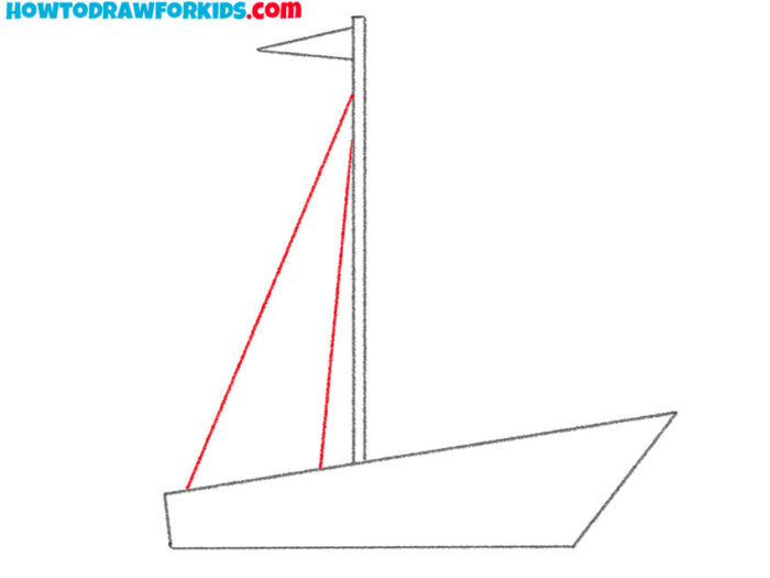 How to Draw a Sailboat - Easy Drawing Tutorial For Kids