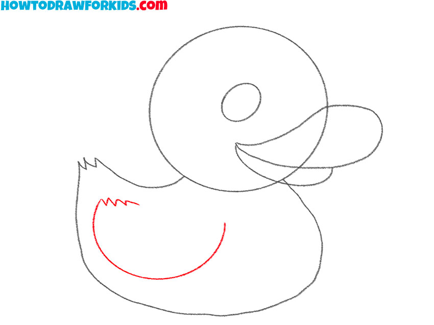 how to draw a duck cute