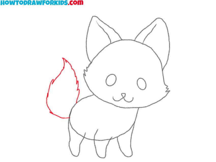how to draw a fox cartoon