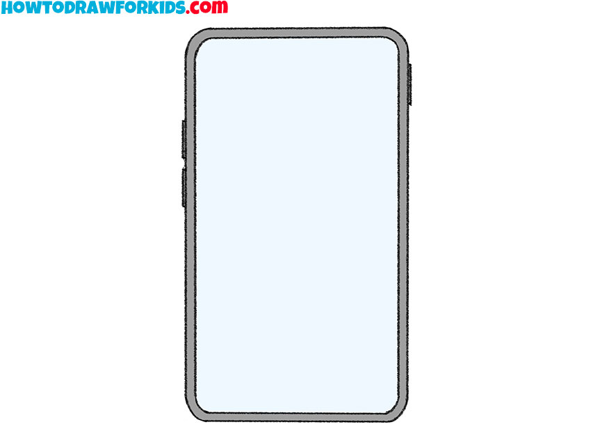 Hand drawn sketch of mobile phone 20263894 Vector Art at Vecteezy