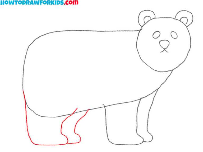 How To Draw A Polar Bear - Easy Drawing Tutorial For Kids