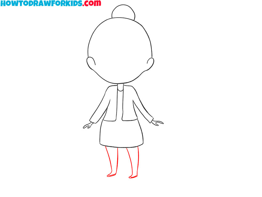 How to Draw a Woman - Easy Drawing Tutorial For Kids