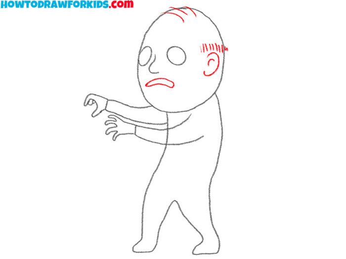 How to Draw a Zombie Easy Drawing Tutorial For Kids
