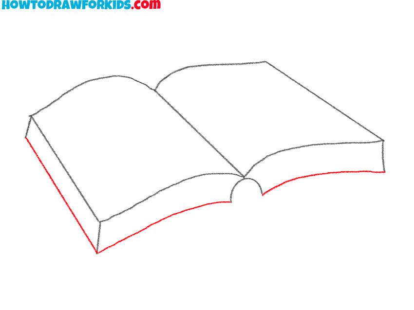 open book drawing lesson