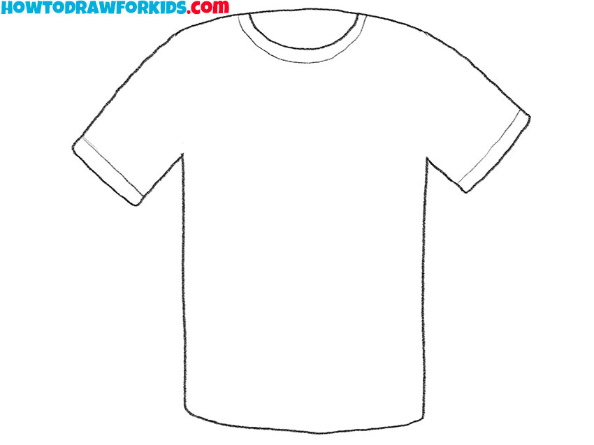 simple t-shirt drawing for kids