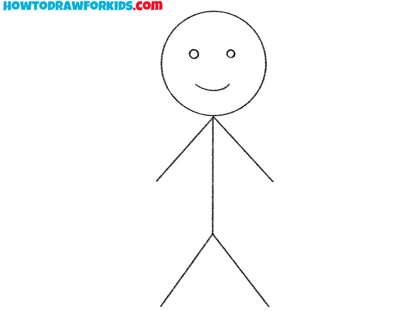 How to Draw a Stick Figure Easy Drawing Tutorial For Kids