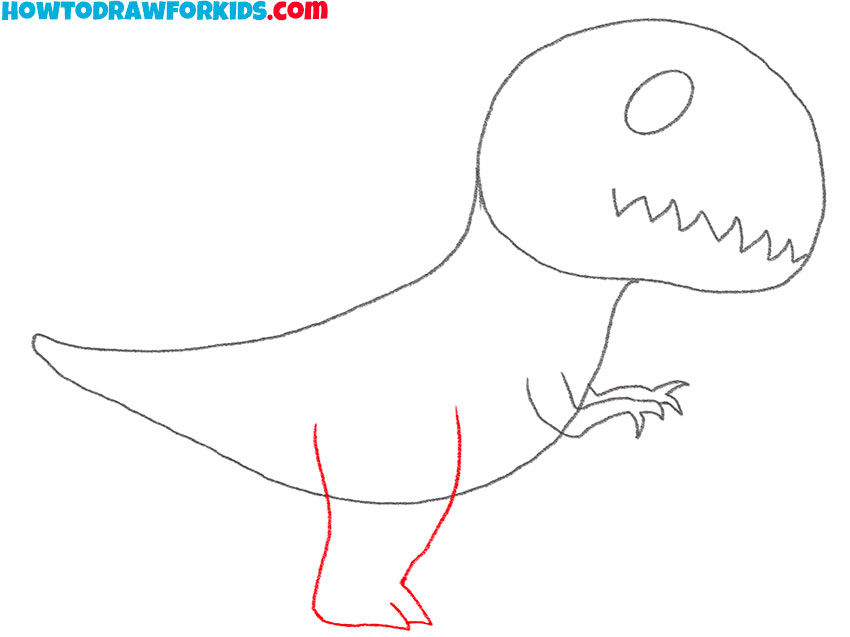 t-rex drawing lesson