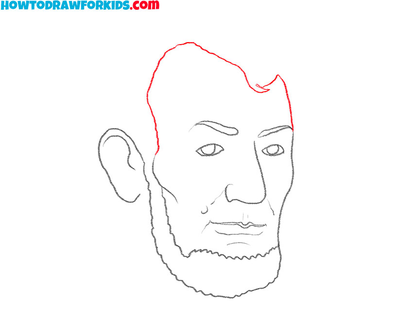 abraham lincoln drawing tutorial