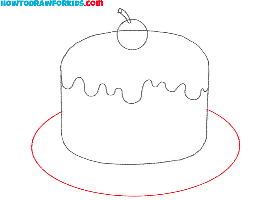 cake drawing lesson