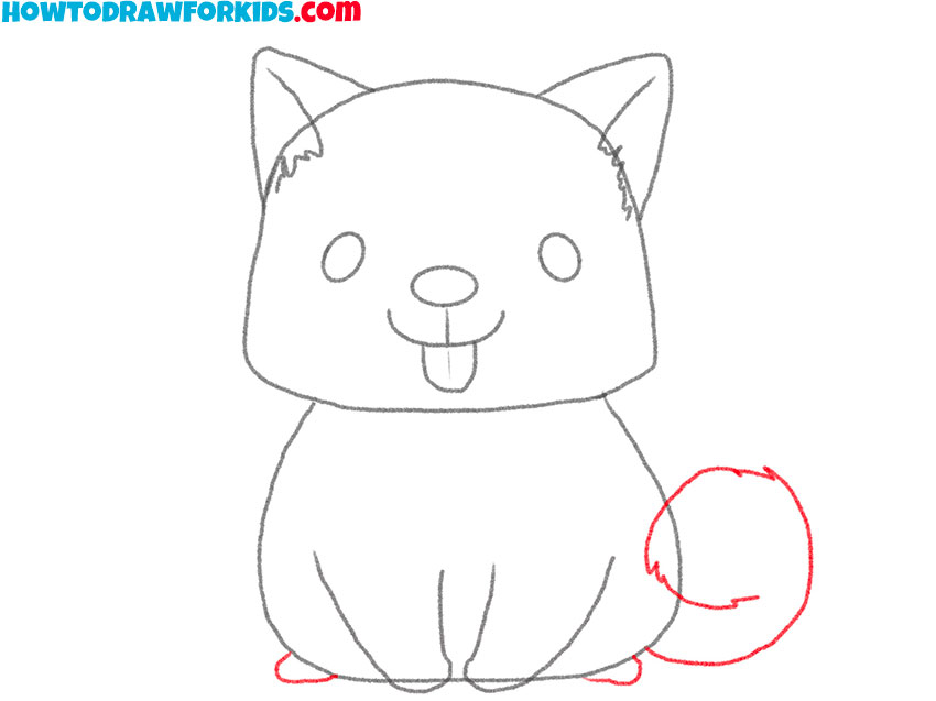 cartoon how to draw a dog easy