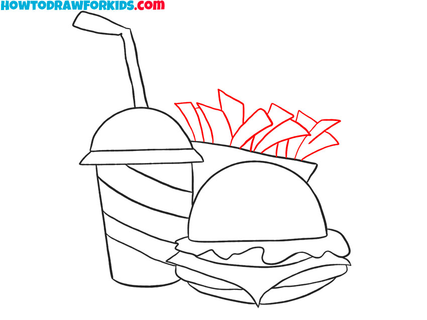 food drawing tutorial