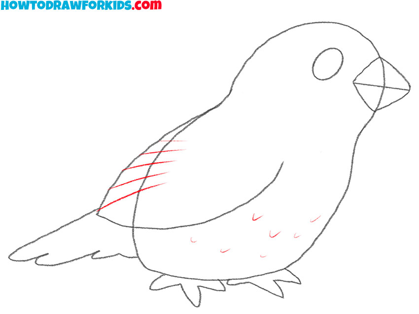 how to draw a bird easy for kindergarten