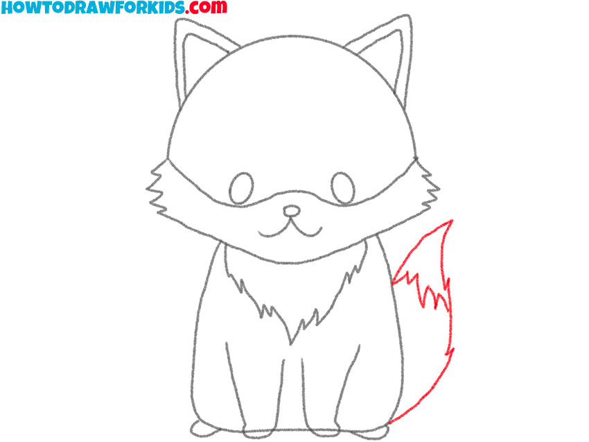 how to draw a fox cute