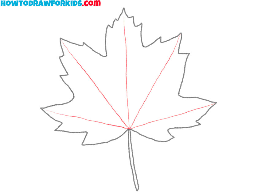 how to draw a maple leaf art hub