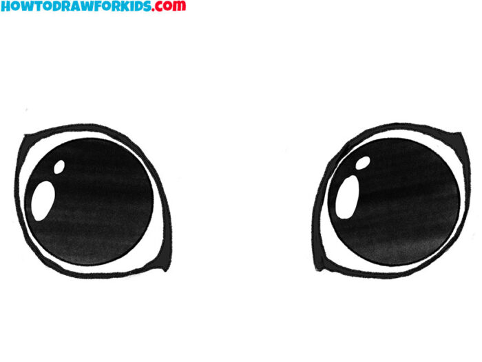 How to Draw Cat Eyes Step by Step Easy Drawing Tutorial For Kids