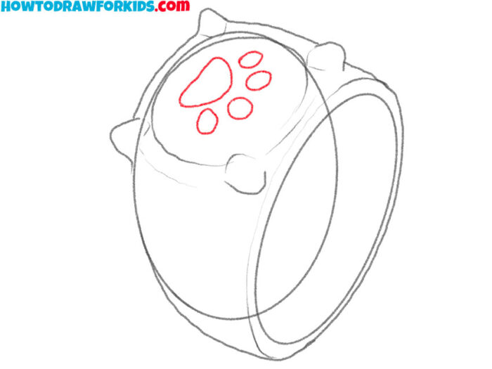 How to Draw Cat Noir Ring - Easy Drawing Tutorial For Kids