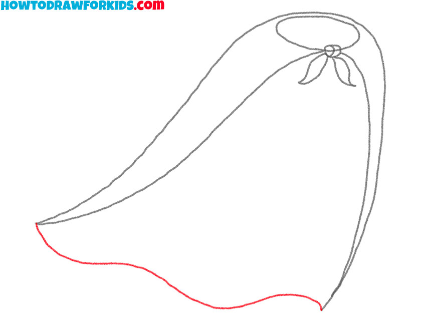 simple cape drawing for kids