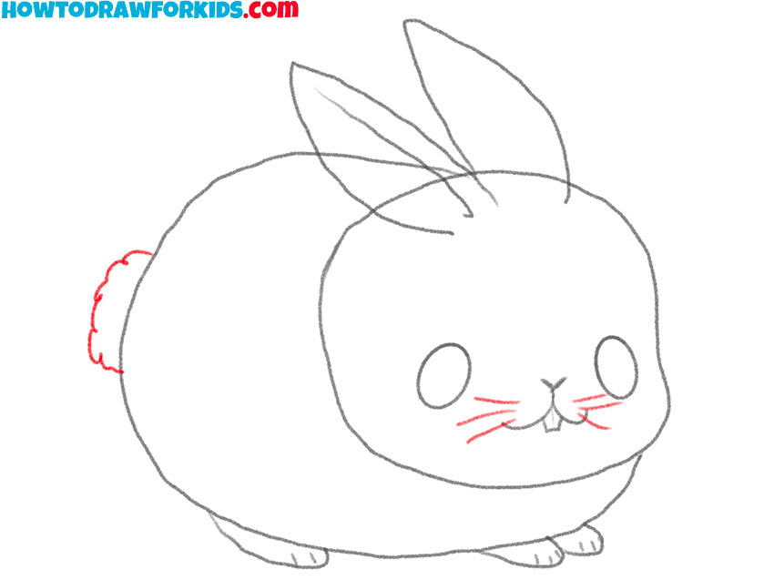 simple cute bunny drawing