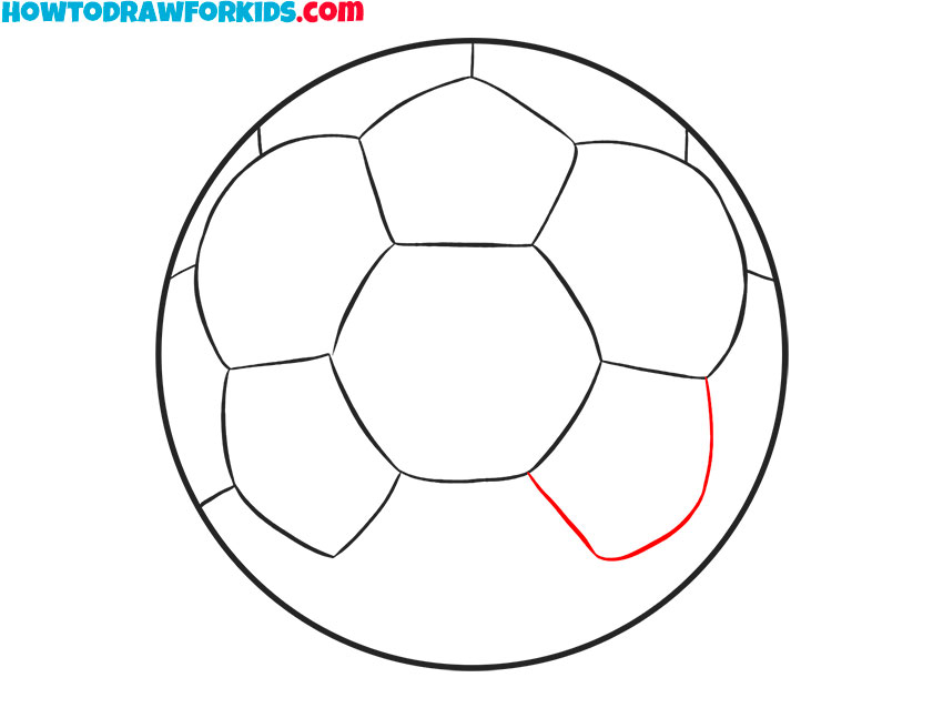 soccer ball drawing tutorial