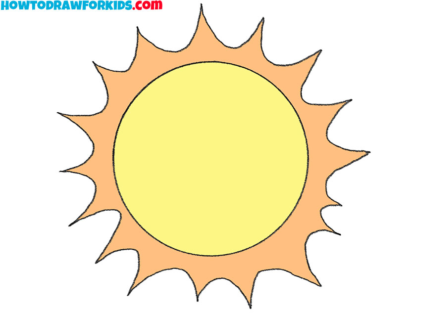 How To Draw A Sun Simple Drawings Sun Drawing Easy – NBKomputer